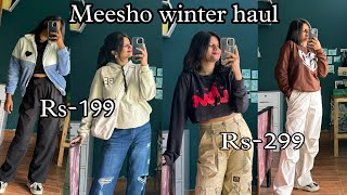 Meesho Winter wear haul•Hoodies sweatshirt amp jackets [upl. by Brozak]