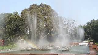 Water Fountain  Amrit Udyan  Rashtrapati Bhavan  New Delhi  mipravasi [upl. by Carnahan]