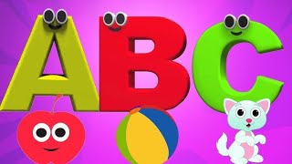 ABCD Phonics song abcd Two words Nursery rhymes A to Z alphabet phonics sound Chichoo tv [upl. by Jola]