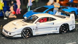 TPC FERRARI F40 LibertyWalk日本 Japanese Custom Diecast164 Scale Stances lbwk newvideo f40 [upl. by Ruenhs]