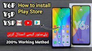 How to install Play store on Huawei Devices I Y7p Y8P Y6P Y5p 200 Working [upl. by Roth]