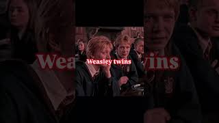 Weasley twins harrypotteredit hogwartshouses weasleys fredweasley georgeweasley weasleytwins [upl. by Enelahs8]