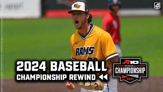 2024 A10 Championship Rewind  Baseball [upl. by Newcomb399]