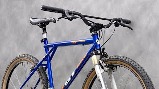 90s GT mountain bike restoration amp custom build [upl. by Amles]