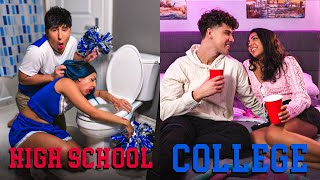 High School Parties vs College Parties My First Time [upl. by Tris639]