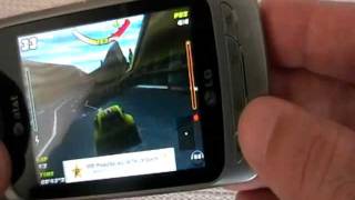 LG Thrive  Games Demo  Raging Thunder  Angry Birds [upl. by Kenwood]