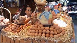 La Boqueria Market in Barcelona Spain [upl. by Abbey]