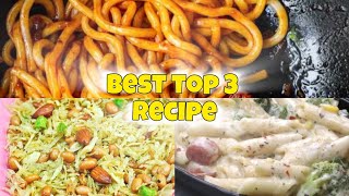 TOP 3 BEST EASY and TASTY 😋 FOOD [upl. by Arised]