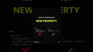 CENTER Your Div with This ONE New Property Trick feedshorts coding cssanimation javascriptdev [upl. by Siwel755]