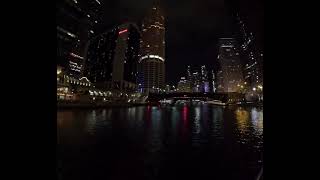 Cruising the Chicago RIver in November That view [upl. by Ihcalam448]