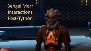 SWTOR Bengel Morr Interactions after Tython [upl. by Ilime]