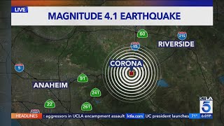 41 magnitude quake hits Southern California [upl. by Lubin118]