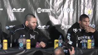 Valentijn Overeem and Alistair Overeem Post Fight Press Conference [upl. by Rumpf]