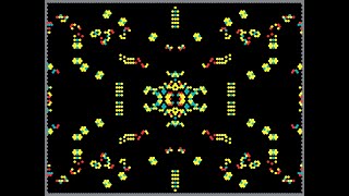 Hex Automata quotIncoming Signalquot Rule 190  Seed 7402 [upl. by Torrlow]