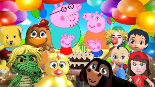 PARABÃ‰NS PRA VOCÃŠ ðŸŽ‰ PEPPA PIG PARA SUA FESTAðŸ¥³ CHEGOU A HORA DE APAGAR A VELHINHA E FELIZ ANIVERSÃRIO [upl. by Ramburt]