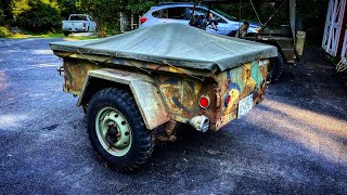 1967 Stevens M416 Military Trailer [upl. by Nnylakcaj]