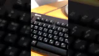 Logitech K310 washable keyboard and qsenn dt 35 [upl. by Jerrol543]