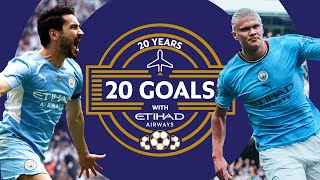 20 Man City goals for 20 years of Etihad Airways [upl. by Xanthe]