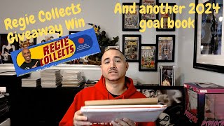 Unboxing a Regie Collects Giveaway win amp another 2024 goal book [upl. by Idona]