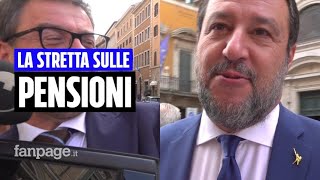 Pensioni 2024 la Lega contesta le nuove misure Ma Salvini quotTroveremo una soluzione positivaquot [upl. by Rexanna]