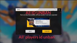 free fire ID unban kaise kare free fire account unsuspended kaise kare  ff Id unban 2024 new ff [upl. by Ellainad]