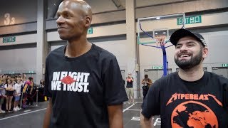 1v1 BASKETBALL vs NBA LEGEND RAY ALLEN AT SNEAKERCON [upl. by Bradstreet535]