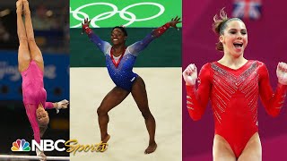 The highest scores in Olympic gymnastics history Biles Maroney Liukin and more  NBC Sports [upl. by Aligna]