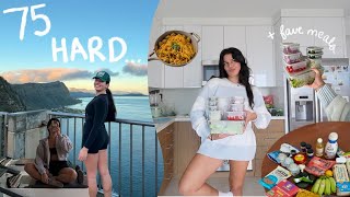 weekly vlog doing 75 hard  my recent fave meals [upl. by Conard10]