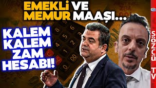 Zamlı Temmuz Emekli ve Memur Maaşını SGK Uzmanları Kalem Kalem Hesapladı İşte Maaş Tablosu [upl. by Jairia]