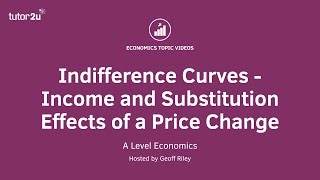 Indifference Curves  Income and Substitution Effects for Normal Goods I A Level and IB Economics [upl. by Elirpa]