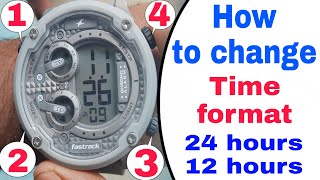 Change time format in 12 hours from 24 hours or into 24 hours mode from 12 hours am pm [upl. by Jangro]