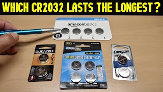 Can Amazon Basics CR2032 Battery Beat Energizer or Duracell I Have The Answer [upl. by Laktasic]