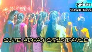 TARPA LOVER 2024  कूर्झे डेम  Vedant DJ Musical  CUTE ADIVASI GIRLS DANCE ❤️ [upl. by Eiduj]