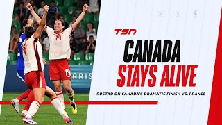 Canadas incredible finish to stay alive at Paris 2024 [upl. by Alhahs453]