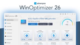 Ashampoo WinOptimizer 26 Tutorial Wie optimierst du deinen PC [upl. by Nyad]