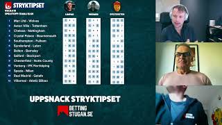 Uppsnack Stryktipset Lördag 135 🔥 » Tips amp Förslag från Weimer SpelTorsten amp Anders Limpar [upl. by Rozalin]