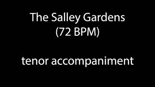 The Salley Gardens tenor accompaniment [upl. by Llednil]