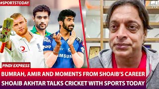 Shoaib Akhtar talks Cricket with Boria Majumdar  Amir Bumrah and More  Shoaib Akhtar  SP1N [upl. by Ytsirhc447]