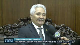 Elmano Ferrer fala da importância do Congresso das Cidades [upl. by Adnawyek390]