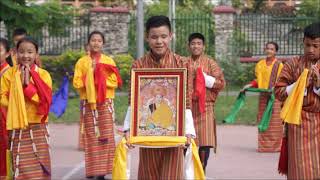 A Tribute to HH the 70th Je Khenpo Trulku Jigme Choeda by Phuentsholing Lower Secondary School [upl. by Assilana629]