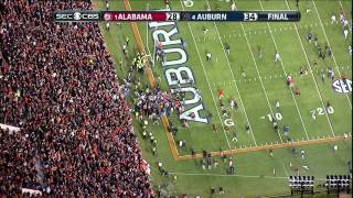 2013 Iron Bowl ending HIGH DEFINITION Auburn beats Alabama [upl. by Togram982]