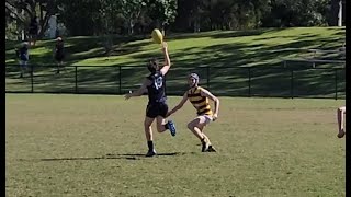 Rd 11 Coorparoo Roos Vs Aspley Hornets U13 Div 1 AFL 13724 Matty 19 [upl. by Nanji]