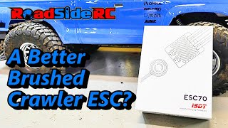 A Better Brushed Crawler ESC ISDT ESC70 Unboxing  Test  Review [upl. by Eelarbed]