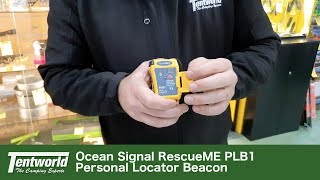 Ocean Signal RescueME PLB1 Personal Locator Beacon  How to Use amp Review [upl. by Dehsar775]