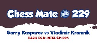 Garry Kasparov vs Vladimir Kramnik • Paris PCAIntel GP 1995 [upl. by Karly]