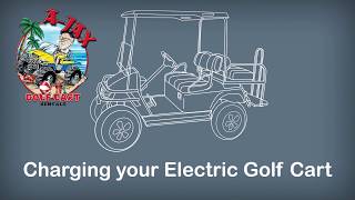 How to charge an electric golf cart [upl. by Aihsem493]