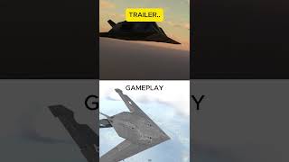 F117  Gameplay vs Trailer [upl. by Rastus]