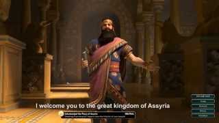 Civilization 5 All Leaders English Sub part 1 [upl. by Dorsey994]