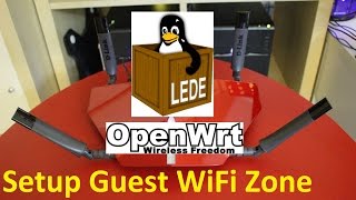 DLink DIR885L LEDEOpenWRT Part 3  Setup Guest WiFi Zone [upl. by Aicnelev665]