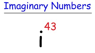 Imaginary Numbers  Basic Introduction [upl. by Niamjneb]